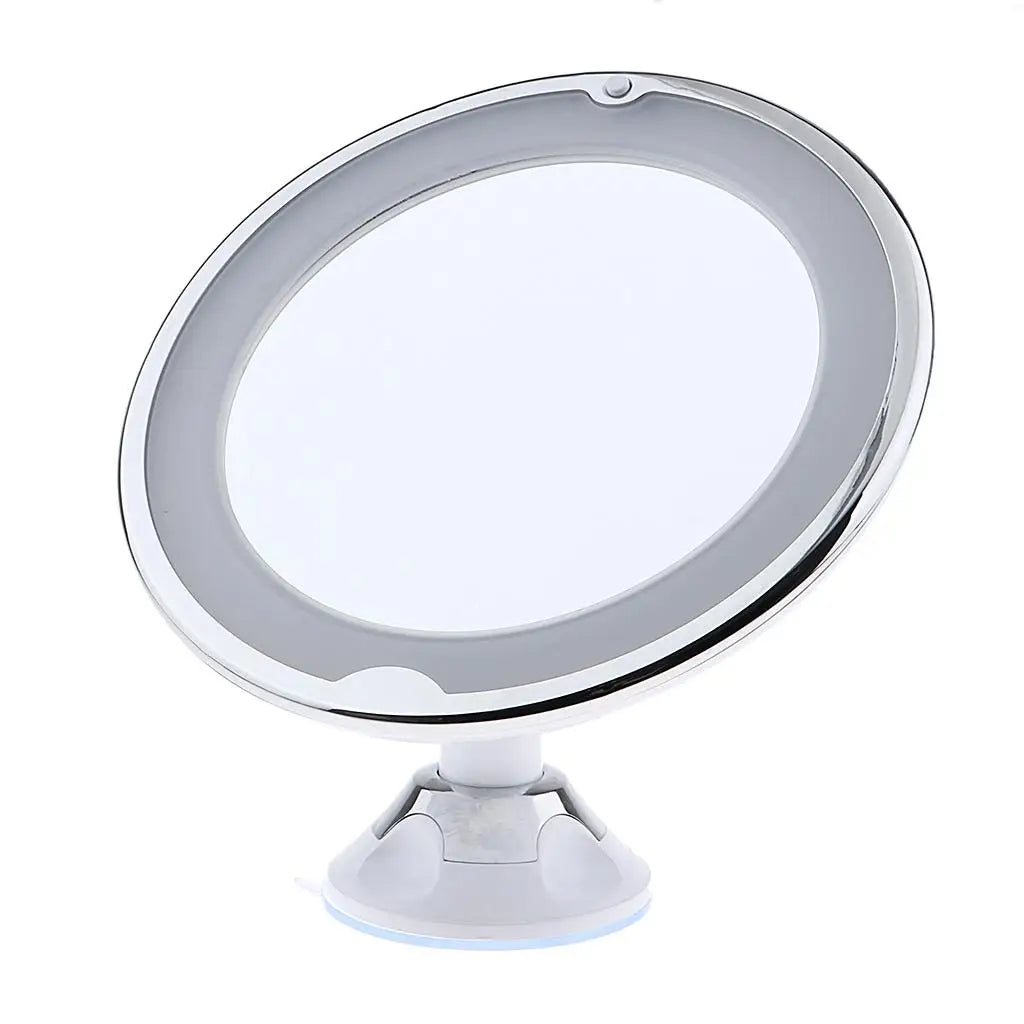 Espejo LED maquillaje 10X pared ajustable