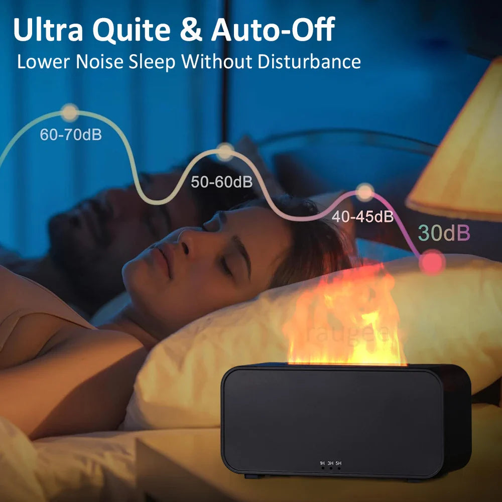 Humidificador difusor aromas LED USB producto real